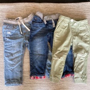 3 pairs of boys 2T pants